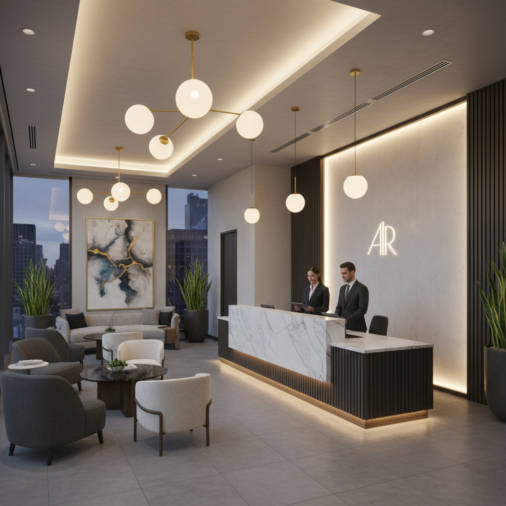 AI Receptionist visual