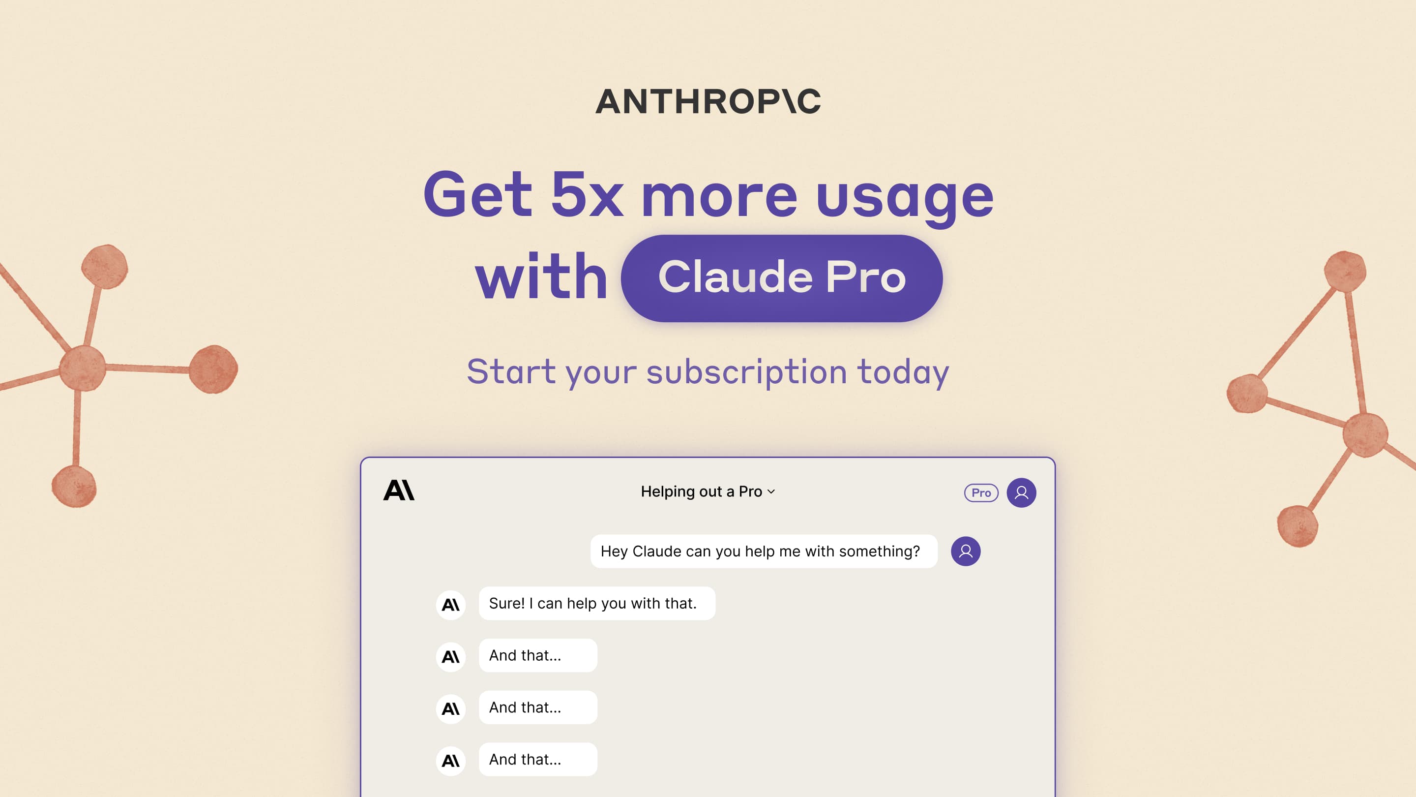 Claude Pro membership by Anthropic